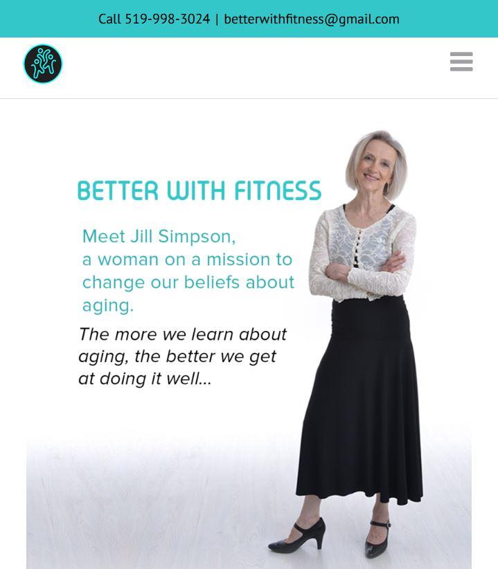 Better With Fitness website